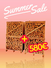 Premium Buchenbrennholz ofenfertig 2 Ster Palette