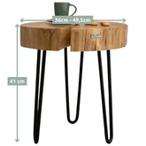 couchtisch holz rund