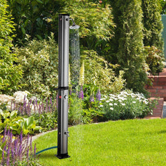 Solardusche mit Wasserspeicher für Garten, Pool und Camping - Gartendusche inkl. Schutzhülle