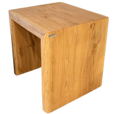 Massivholz Hocker Bank aus Eiche mit Baumkante