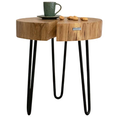 couchtisch rund holz