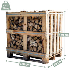Hornbeam firewood kiln dried 25 cm 1RM/ 1.6 SRM
