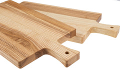 Cutting board with handle - oiled ash core - 40 x 20 x 2 cm